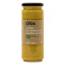 crema de calabaza con semillas de ch a 450g